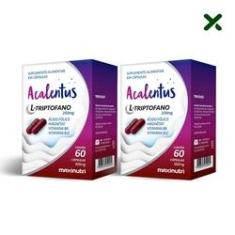 Imagem de Kit 02 Acalentus L triptofano 250mg 60 Cápsulas Loja Maxinutri