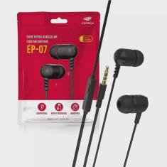 Imagem de Fone De Ouvido Intra Ep-07Bk C3Tech P3 Jack 3.5Mm Preto
