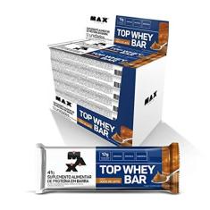 Imagem de Max Titanium Top Whey Bar 12 Unidades De 41G (Doce De Leite)