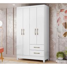 Imagem de Guarda Roupa Solteiro Chile Branco Moval