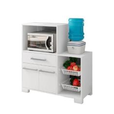 Imagem de Balcão Multiuso De Cozinha Fruteira 1 Gaveta 2 Portas Cuba - Brienza M
