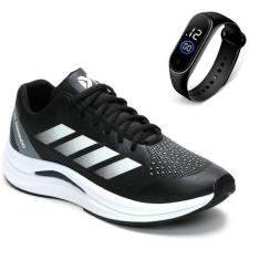 Imagem de Tênis Masculino Academia Caminhada Corrida Leve Confortavel Kit Com Re