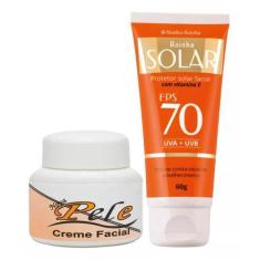 Imagem de Creme Clareador Nova Pele + Protetor Solar Facial  com Vitamina E FPS 