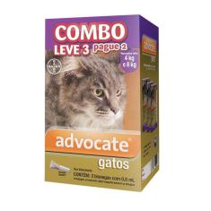 Imagem de Antipulgas Combo Advocate para Gatos entre 4 e 8kg 0,8ml