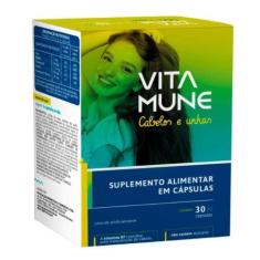 Imagem de Vitamune Cabelos E Unhas Com 30 Cápsulas - Vita Mune - Cimed