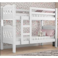 Imagem de Beliche Perola - Branca - Reforçada - vira duas camas