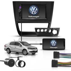 Imagem de Kit Multimidia 2 Din 7" Mp5 Bt Espelha Volkswagen Saveiro G6 - First O