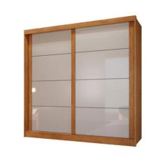 Imagem de Guarda Roupa Casal Viena 2 Portas 4 Gavetas - Bianchi Móveis,  Natural