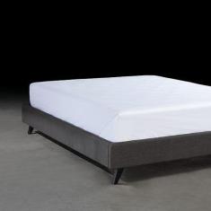 Imagem de Cama Turca Casal King Estofada Pés Madeira Maciça - HS Santos