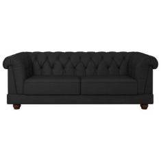 Imagem de Sofá Living 2 Lugares 190cm Apso PU Preto - Sallar Home