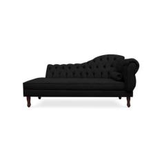 Imagem de Recamier Barcelona 160 cm Esquerdo Preto - Topázio