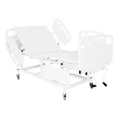 Imagem de Cama Hospitalar Manual Sobrepeso Extra Luxo 2 Movimentos - Supra Steel