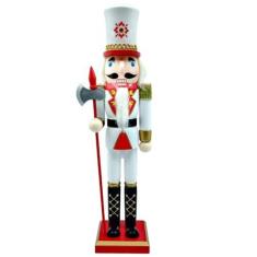 Imagem de Enfeite de Natal Quebra-Nozes Série de Natal Vermelho Enfeite de Soldado Decoração de Árvore de Natal, Presentes de Fantoches de Personagens