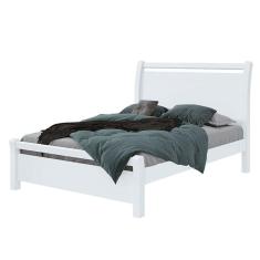 Imagem de Cama Casal Reali 140 Branco Brilho - Lopas