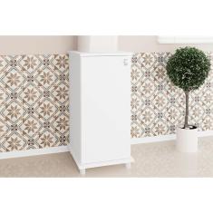 Imagem de Balcao Multiuso Cozinha Asm152 C 1 Porta Branco Movelbento