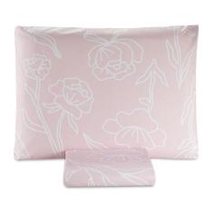 Imagem de Jogo De Cama Lençol Queen 3 Peças Estampado Percal 200 Fios Algodão  -