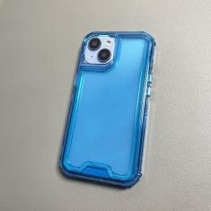 Imagem de Capa de telefone transparente com armadura híbrida para iPhone 11 12 13 14 Pro Max 3 em 1 proteção cor neon capa transparente, T2, para iPhone 14Pro Max