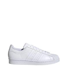 Imagem de adidas Originals Tênis masculino Superstar, Branco/Preto, 11.5