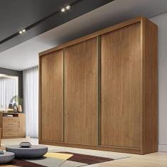 Imagem de Guarda Roupa Casal 3 Portas 6 Gavetas Montreal Novo Horizonte Cumaru