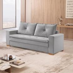 Imagem de Sofá 3 Lugares Florianópolis 92x210cm Cinza