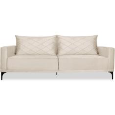 Imagem de Sofa Living 3 Lugares Nori 220cm Veludo Deluxe 2221 Ezz 2221
