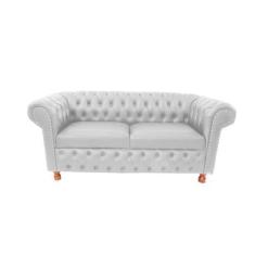 Imagem de Sofa Chesterfield Victorio 2,30M - C. Eco. Branco/ Recepção, Sala De E