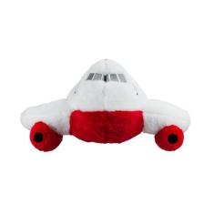 Imagem de Avião Branco Vermelho 46cm - Pelúcia - Fofy Toys