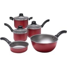 Imagem de Conjunto de Panelas Brinox 5 Peças Ruby