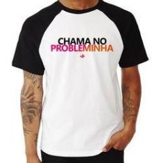 Imagem de Camiseta Raglan Chama No Probleminha - Foca Na Moda