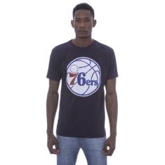Imagem de Camiseta NBA Estampada Big Logo Philadelphia 76Ers  Marinho