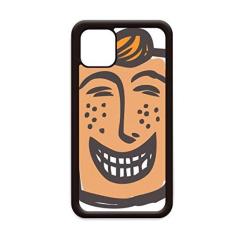 Imagem de Capa Laugh Abstract Face Sketch Happy para iPhone 12 Pro Max para Apple Mini Mobile Case
