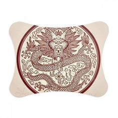 Imagem de Moldura de quebra-cabeça de dragão chinês com círculo de animais para decoração de imagem