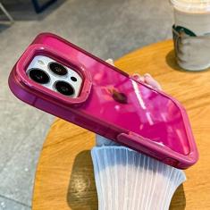 Imagem de Capa de telefone com suporte transparente para iphone 15 13 12 11 14 pro max 13pro xr xs max x capa traseira de proteção para câmera, t6, para iphone 12 pro