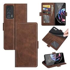 Imagem de Capa para Motorola Moto Edge 20 Pro 5G, carteira de couro PU premium estilo livro capa de telefone magnética flip dobrável com compartimentos para cartão para Motorola Moto Edge 20 Pro 5G capa de
