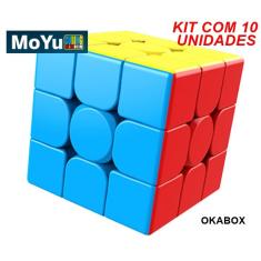 Imagem de 10 unidades Cubo Mágico 3x3x3 - Moyu