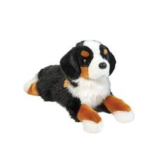 Imagem de Filhote de pelúcia Cuddle Toys Trooper Bernese Mountain Dog, 53 cm, marrom, preto e branco