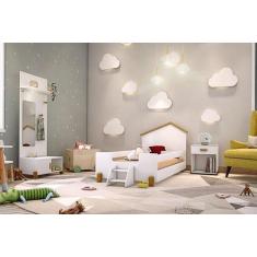 Imagem de Cama Casinha Montessoriana Infantil com Colchão Ayla - Divaloto
