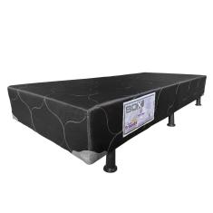 Imagem de Basebox Bipartida Cama Queen Unidade 78X198x30 - Poliester Preta - Ortonobre
