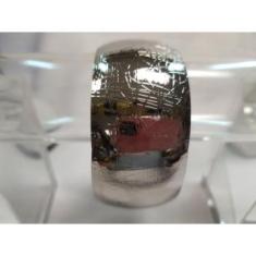 Imagem de pulseira bracelete de metal trabalhado prata com detalhes - Gk