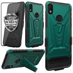 Imagem de Ailiber Compatível com capa inteligente Lively, capa Jitterbug Lively Smart3 5007S com protetor de tela, clipe giratório para cinto, suporte de suporte, capa resistente à prova de choque para Lively