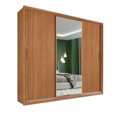 Imagem de Guarda Roupa Casal 3 Portas Verona Flex Amêndola Off White