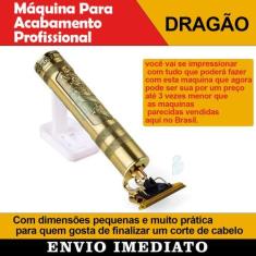 Imagem de Máquina de Cortar Cabelo Sem Fio Acabamento Profissional Dragão Barbea