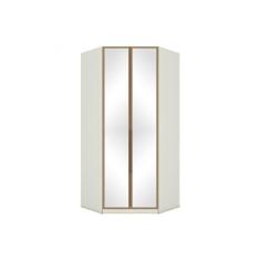 Imagem de Guarda Roupa Closet Casal de Canto Oblíquo Seletto MC06 c/ 2 Portas e 3 Gavetas c/ Espelho Areia/Jequitibá - Henn