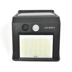 Imagem de Arandela Com 30 LEDs C/ Sensor de Movimento Recarga Solar