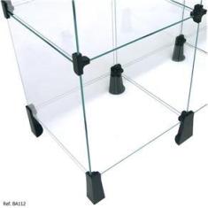 Imagem de Balcão de Atendimento Modulado em Vidro com Porta Bijuteria - 0,90 x 1,10 x 0,30
