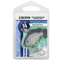 Imagem de Anzol Crown Maruseigo nig 14 com 10 uni