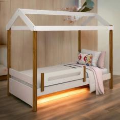 Imagem de Cama Casa Elisa Branca com Colchão