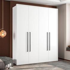 Imagem de Guarda-roupa Sevilha 4 Portas Branco
