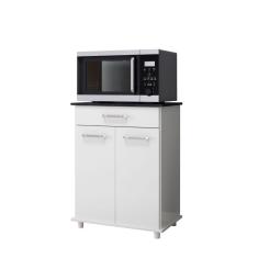 Imagem de Balcão Multiuso Duplo 2Pts 1 Gvt Branco Isis Nicioli Branco