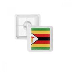 Imagem de Zimbabwe National Flag Africa Country Keycap teclado mecânico PBT Gaming Upgrade Kit